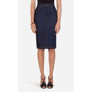 BCBGMaxAzria Jeans  Women's Denim Pencil Skirt Blue Size 10